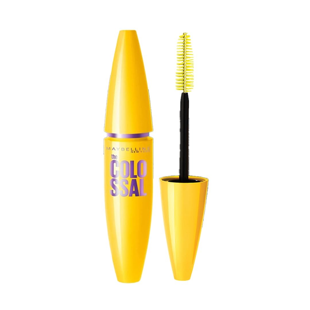 Maybelline New York Volume Express Colossal Mascara - Volumizing & Lengthening, Washable, Black