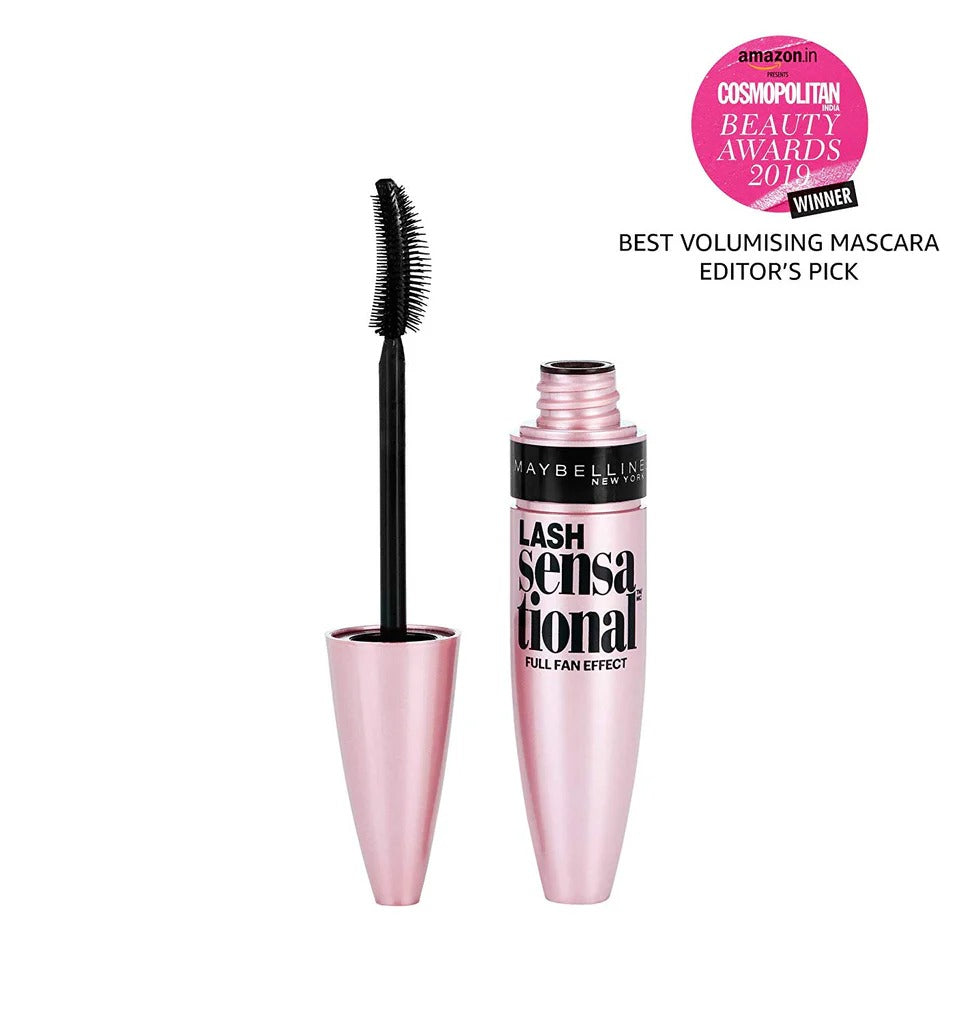 Maybelline New York Lash Sensational Waterproof Mascara - Black, 10 g