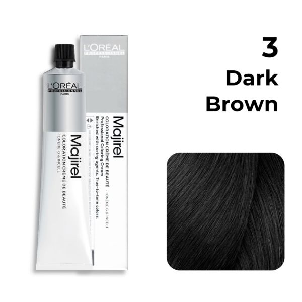 L'oreal Professionnel Paris Majirel 3 - (Dark Brown)
