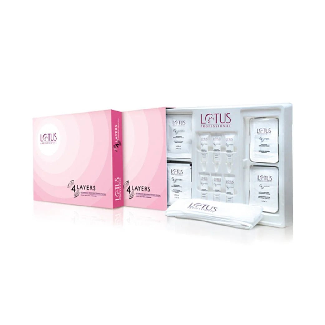 Lotus Professional 4-Layer Advanced Skin Whitening Facial Kit - 1