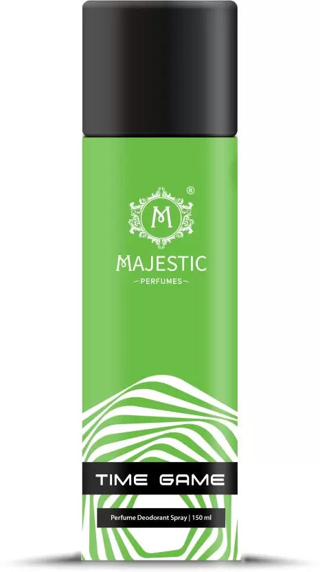 Majestic Time Game Deodorant Spray - For Men (150 ml) - 1