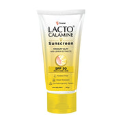 Lacto Calamine Daily Sunscreen SPF 50 PA+++ | For Oily Skin | With Kaolin Clay & Lemon Extracts | 50g