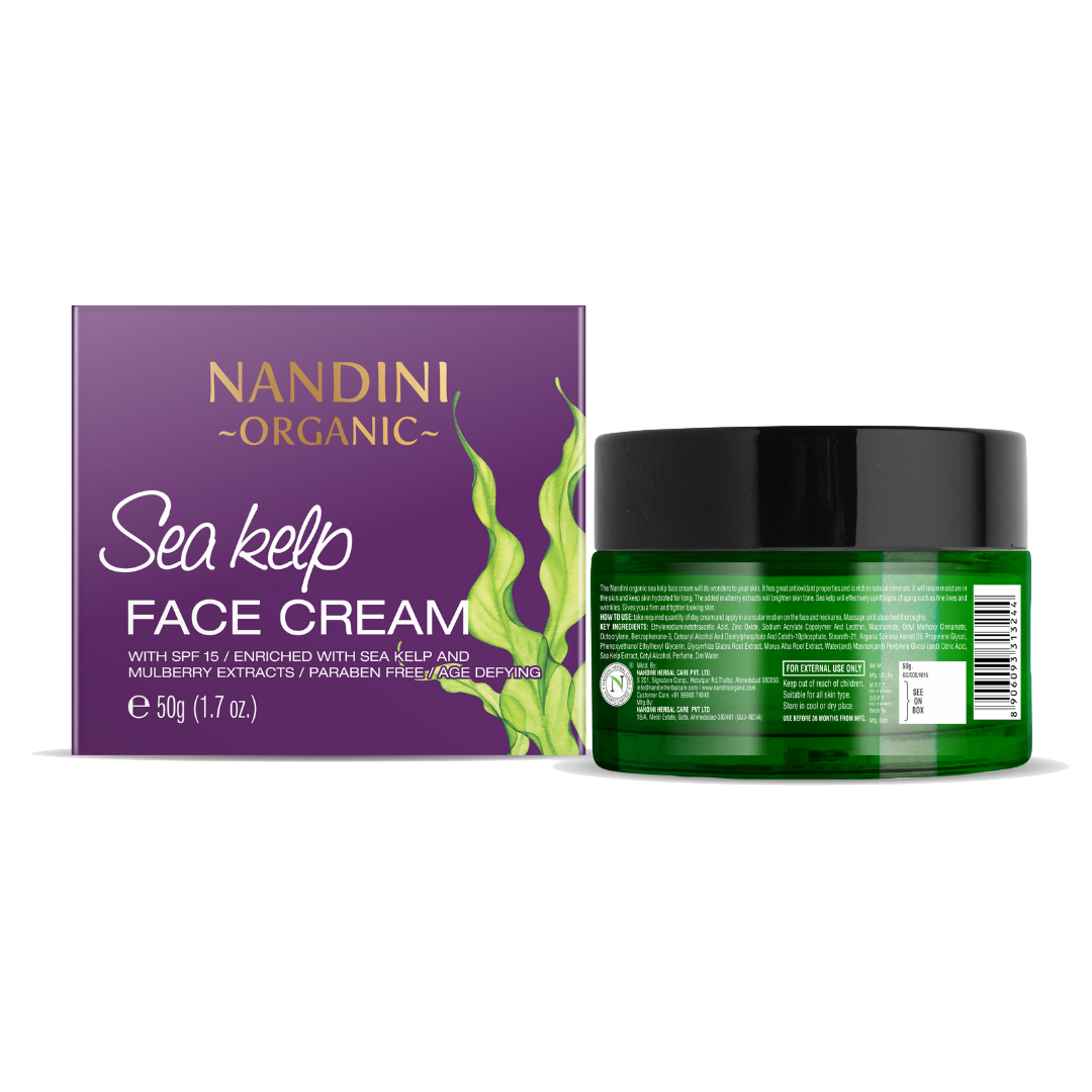Nandini Organic Sea Kelp Face Cream with SPF 15 - 2