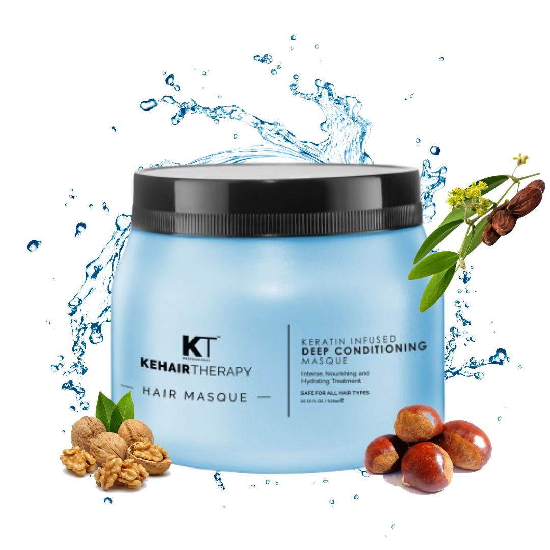 KT Professional Keratin Infused Deep Conditioning Masque Hair Spa - 500ml | Nourishing & Hydrating Hair Repair - 2