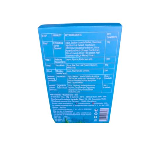 Olivia Deep Moisturing Facial Kit With Hyaluronic Acid 72 Gm - 2
