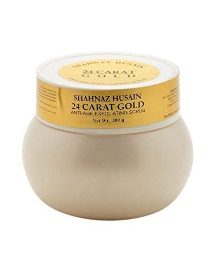 Shahnaz Husain 24 carat Gold Plus Anti-Age Exfoliating Scrub 200gm - 2