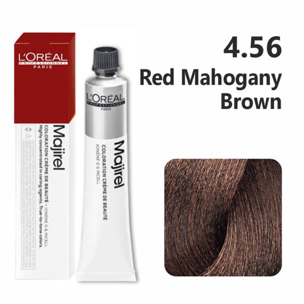 L'oreal Professionnel Paris Majirel - 4.56 (Red Mahogany Brown) - 1