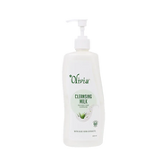 Olivia Natural Skin Care Aloevera Cleansing Milk - Premium Refreshing Leaves, 500 ml