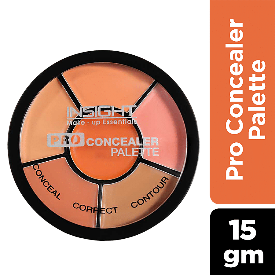 INSIGHT Cosmetics Pro Concealer Palette - 15g Concealer for Even Skin Tones - 1