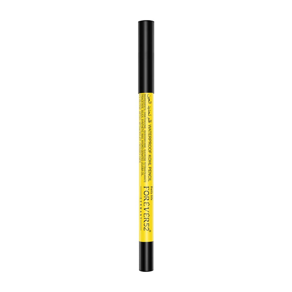 Forever52 WATERPROOF KOHL PENCIL, Long Lasting, Smudge Proof, Water Proof Black Kajal Pencil KWP100 - 2