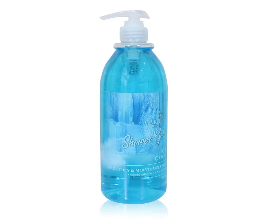Garden Bliss Shower Gel - Moisturizing Body Wash 1000 ML (Icy Cool) - 1
