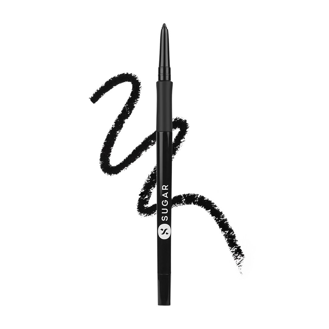 SUGAR Cosmetics - Twist And Shout - Fadeproof Kajal Gel- 01 Black Velvet (Black Kajal) - 1
