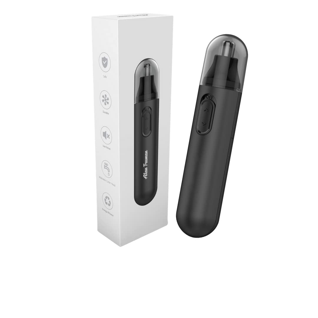 Alan Truman NT-100 Stainless Steel Nose & Ear Trimmer, Black, Unisex - 1