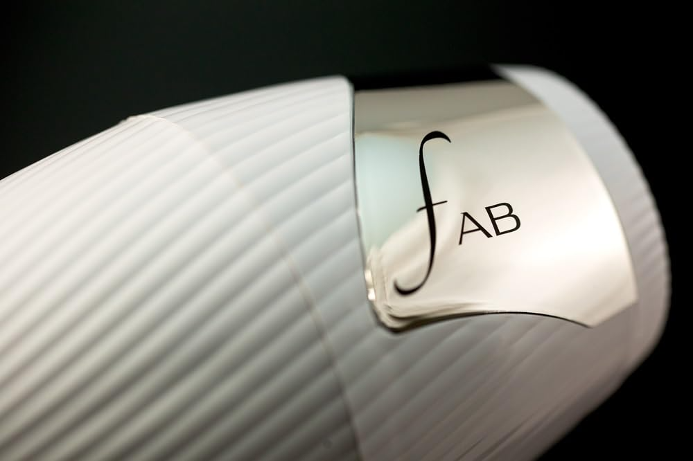 HNK FAB 2800W White Hair Dryer with Removable Metal Filter - Professional Salon-Quality Styling Tool for Fast Drying - 2