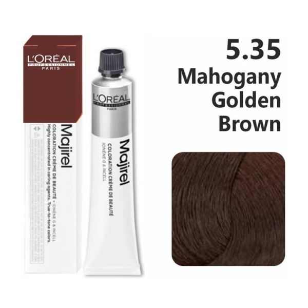 L'oreal Professionnel Paris Majirel - 5.35 (Mahogany Golden Light Brown) - 1