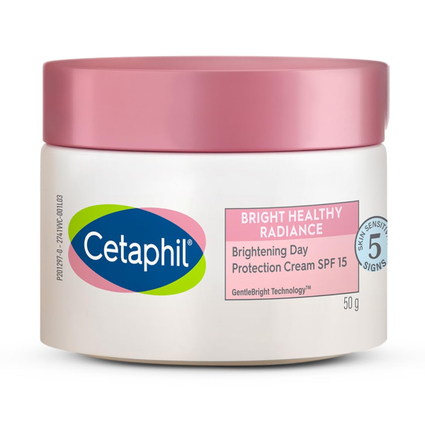 Cetaphil Brightening Day Protection Cream SPF 15-50 g, Day Cream for Dark Spots, Uneven Skin Tone, Niacinamide, Sea Daffodil, Fragrance Free - 1