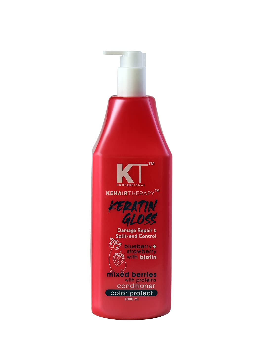 KEHAIRTHERAPY KT Professional Keratin Protein Gloss Damage Repair & Split End Control Conditioner 1000ml - 1