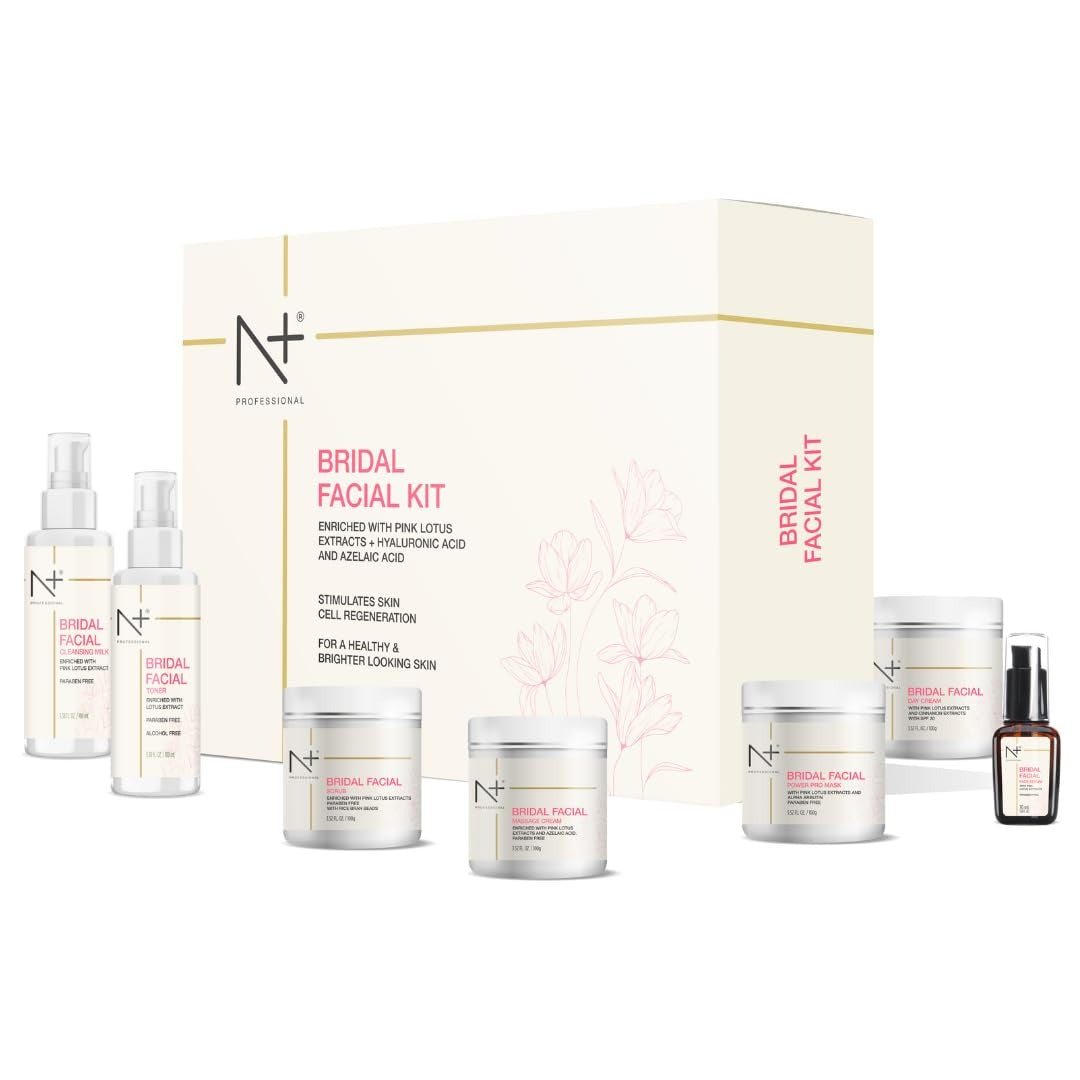 Bridal Facial Kit, Enriched with Pink Lotus Extracts, Hyaluronic Acid & Azelaic Acid - 2
