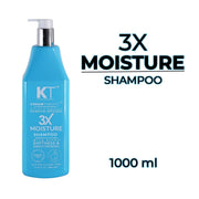 KT Professional 3x Shampoo (For 3 Times Moisture on Dry Hair) 1000 ML