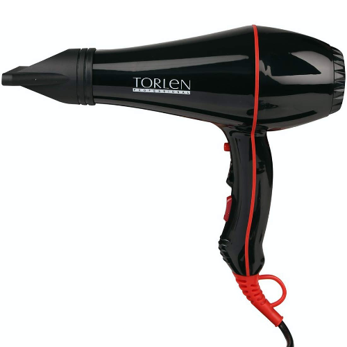Torlen Professional 179 Hot And Cold Blow Hair Dryer | 2000 Watts Ceramic | Hair Drying Machine For Men and Women | Black Color - 1