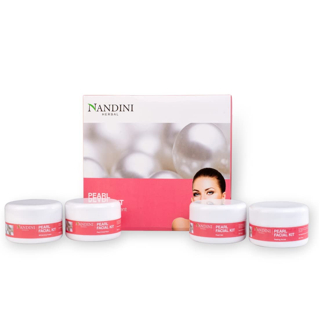 Nandini Herbal Pearl Facial Kit, 170g - 1