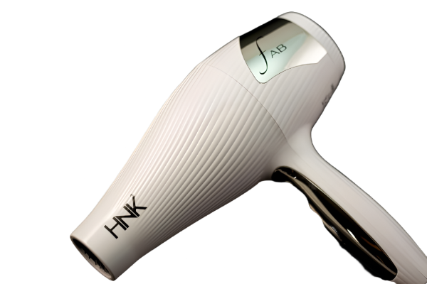 HNK FAB 2800W White Hair Dryer with Removable Metal Filter - Professional Salon-Quality Styling Tool for Fast Drying - 1
