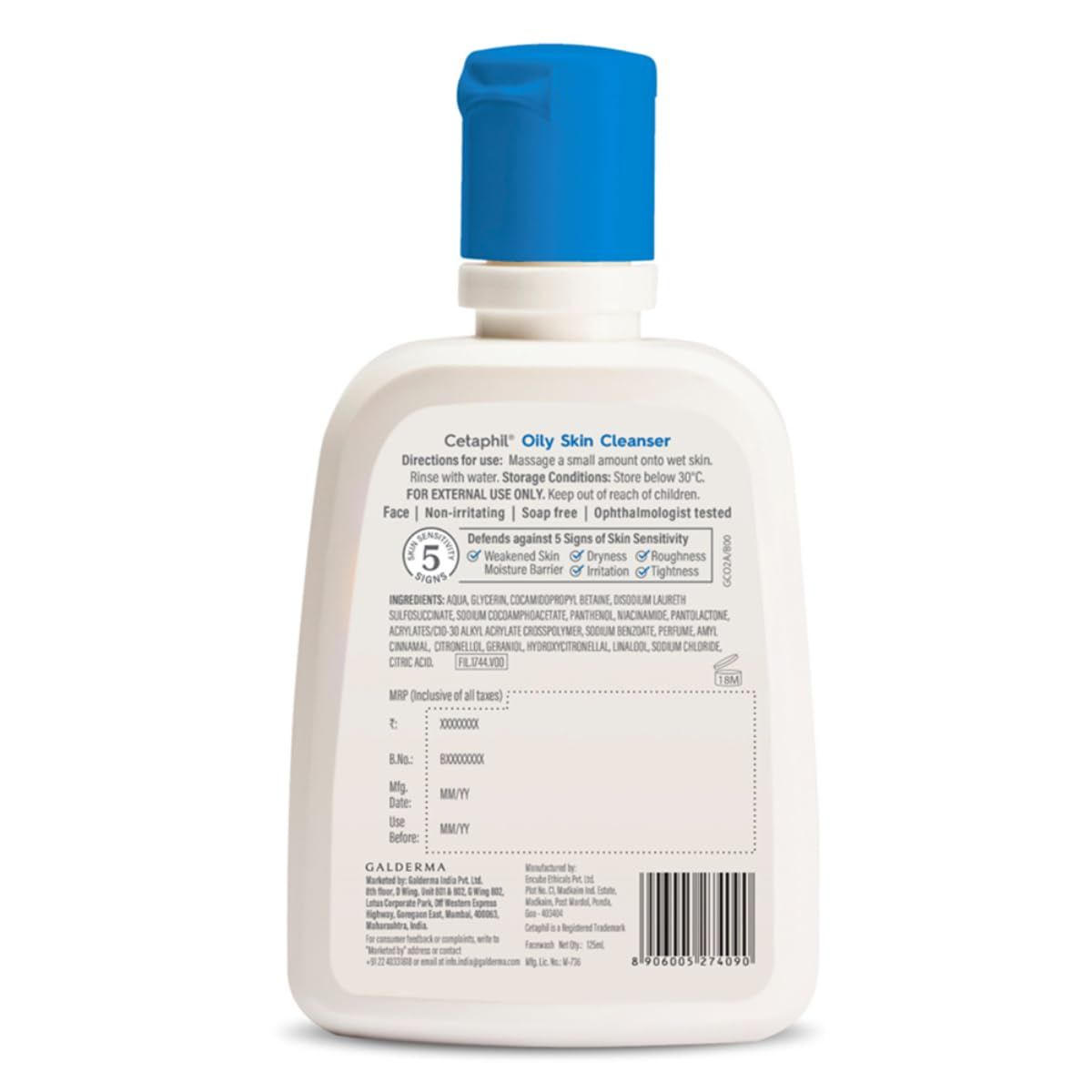 Cetaphil Oily Skin Cleanser, Daily Face Wash For Oily, Acne Prone Skin, Gentle Foaming, 125Ml - 2