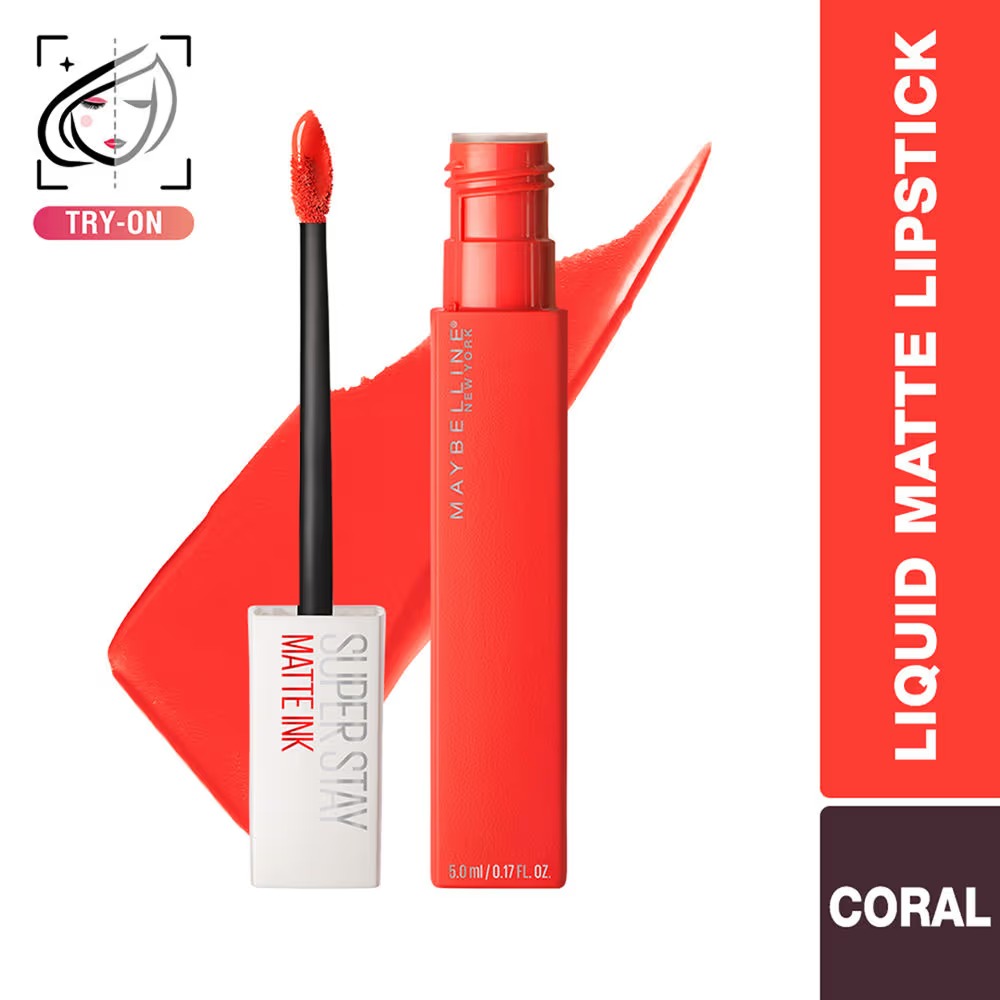 Maybelline Super Stay Matte Ink Liquid Lipstick - Top Shades (25-70-118) - 1