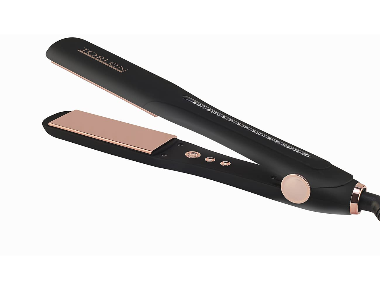 TORLEN Professional TOR 048 Hair Straightener with Copper Titanium Plates | Ultra quick Heat-Up & Adjustable Temperature 130 to 230 C | For Keratin & Rebonding - 2