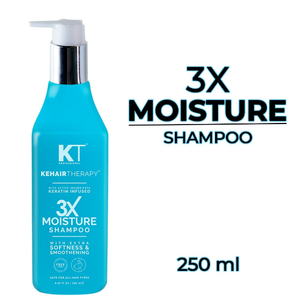 KT Professional 3x Shampoo (For 3 Times Moisture on Dry Hair) 250 ML - 1