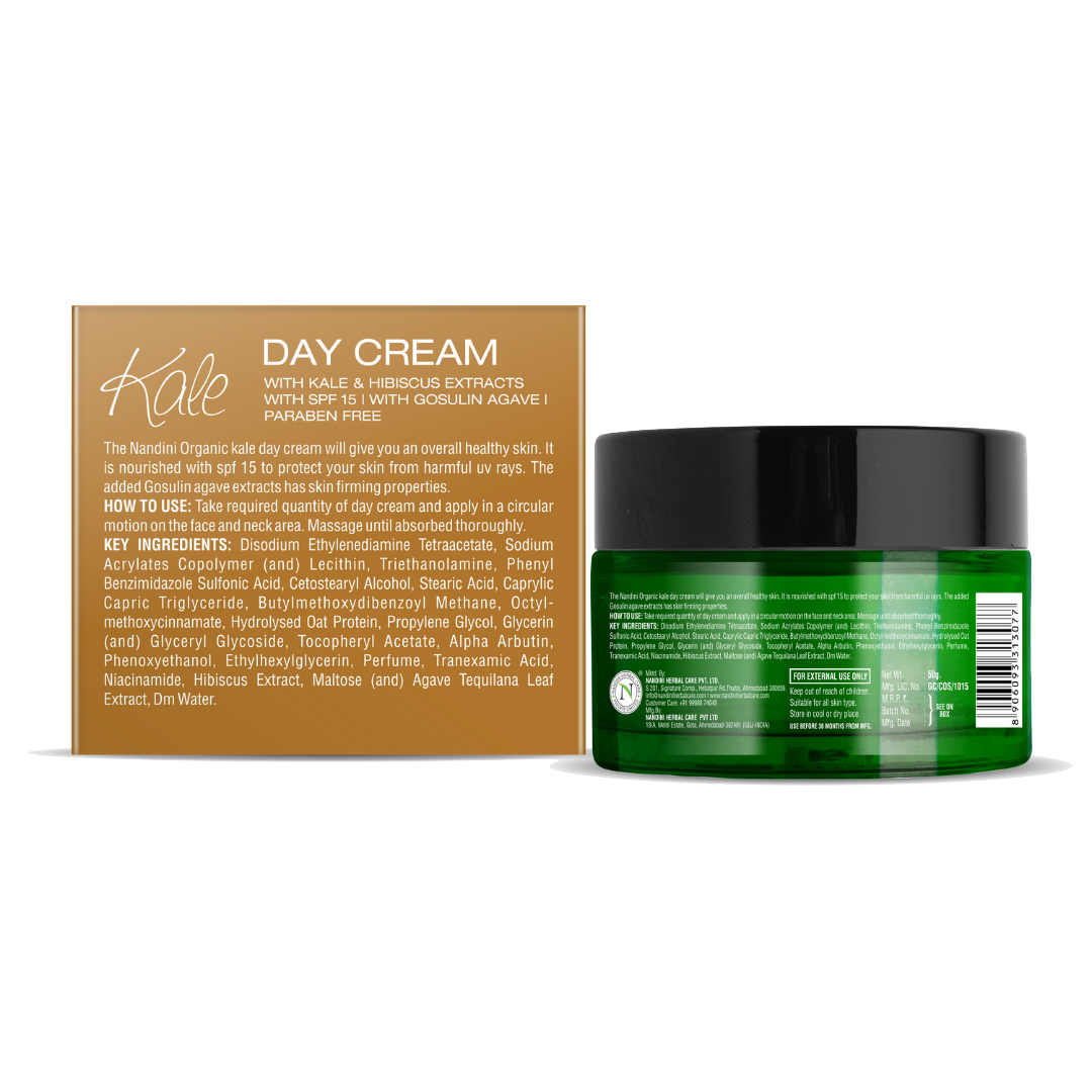 Nandini Organics Kale Day Cream With SPF 15, With Kale & Hibiscus Extracts, - 2