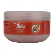 Olivia Apricot -Walnut Natural Skin Care Face Scrub 400g for Daily Use Shine & Rejuvenate, face scrub 400gm