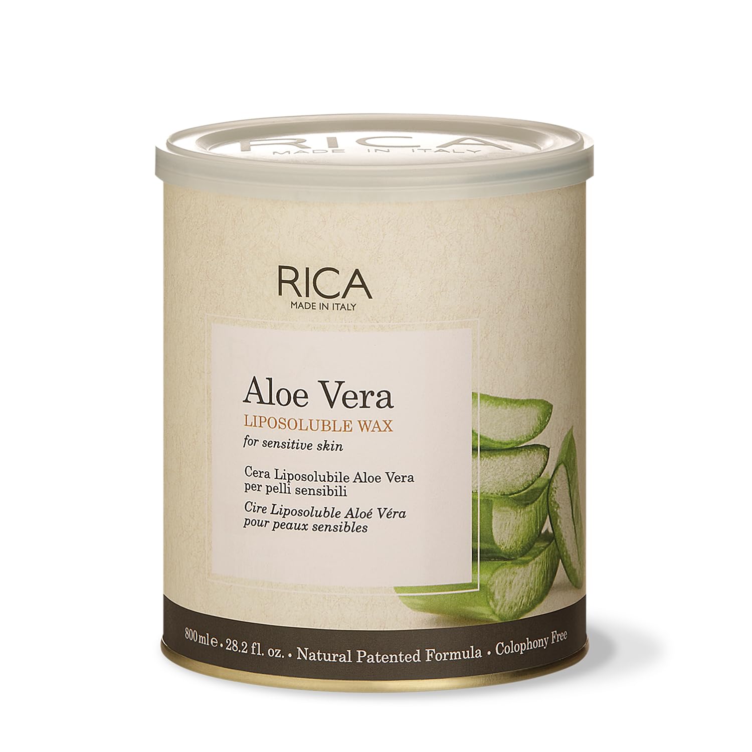 Rica Aloe Vera Wax For Sensitive Skin (800ml) - 1