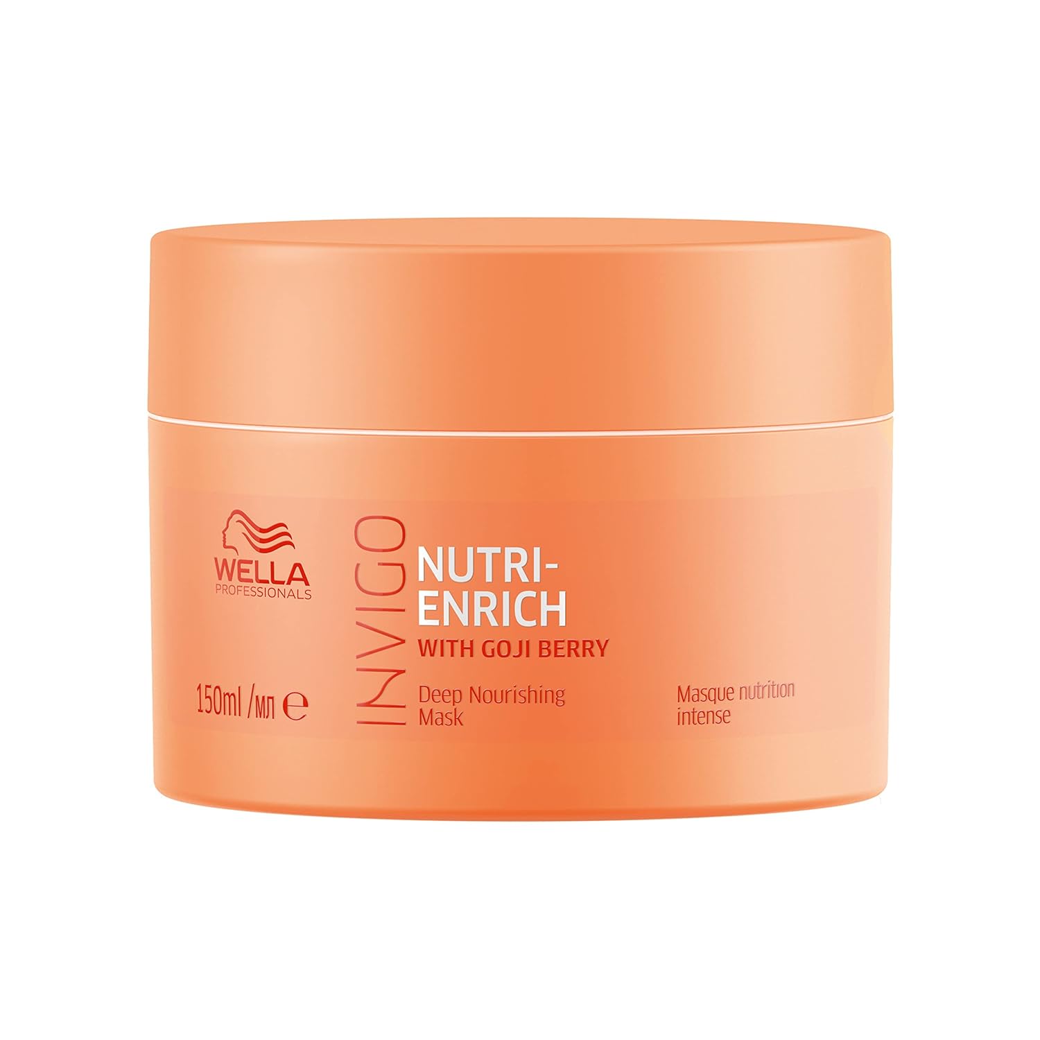 Wella Professionals Invigo Nutri-Enrich Hair Mask | 150 ml | Nourishing, Hydrating Hair Treatment for Dry & Damaged Hair | With Goji Berry Nutrients - 1