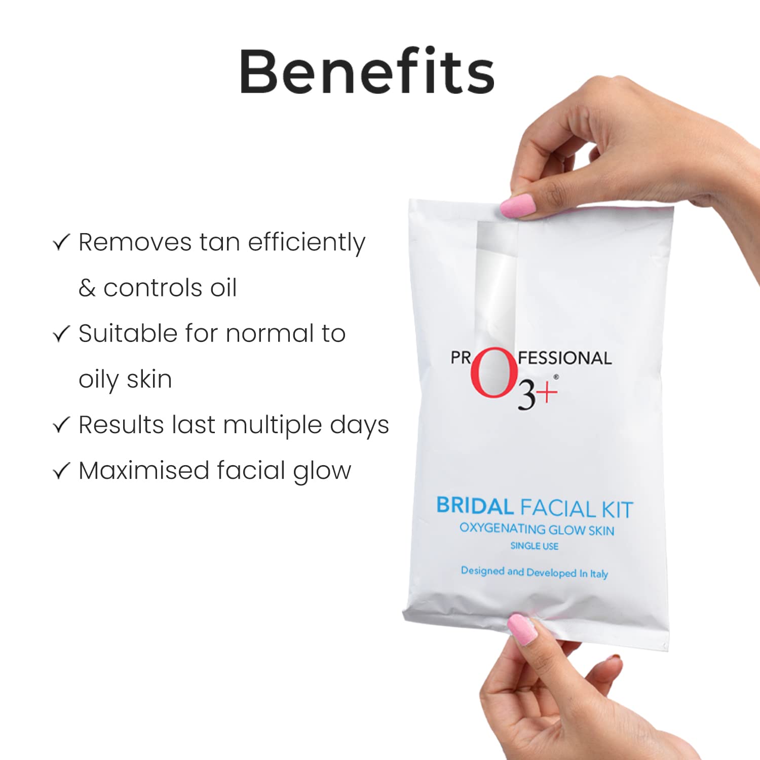 O3+ Bridal Facial Kit Oxygenating Glow Skin 81gm - 2