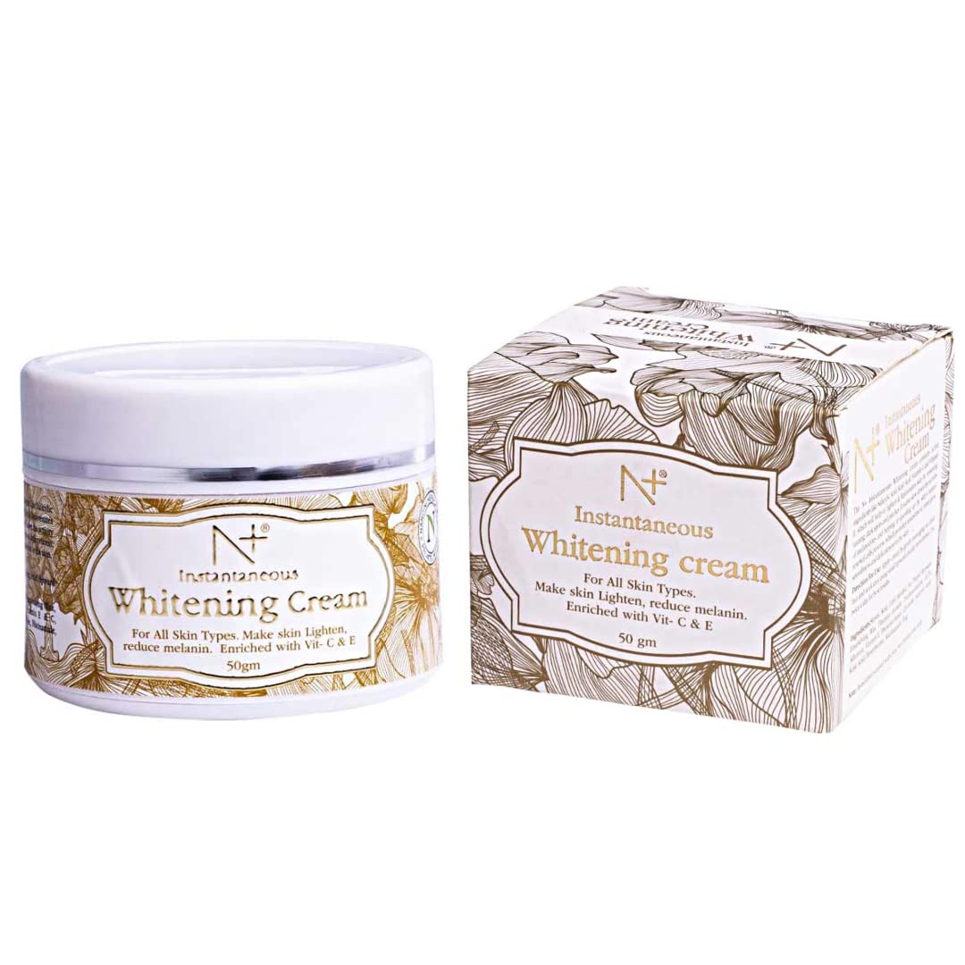 N Plus Whitening Cream - Make Skin Lighten, Reduce Melanin - Enriched with Vitamin C and E - 1
