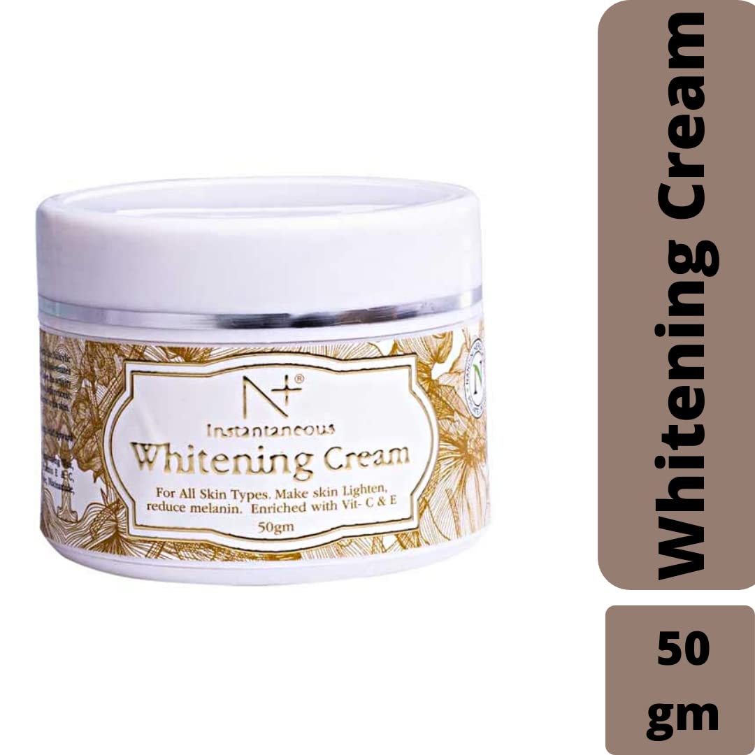 N Plus Whitening Cream - Make Skin Lighten, Reduce Melanin - Enriched with Vitamin C and E - 2