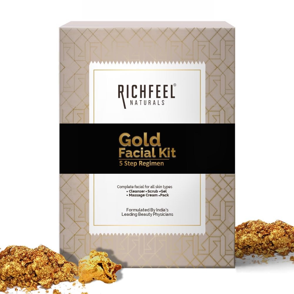 Richfeel Gold Facial Kit - 5 x 50g - 1