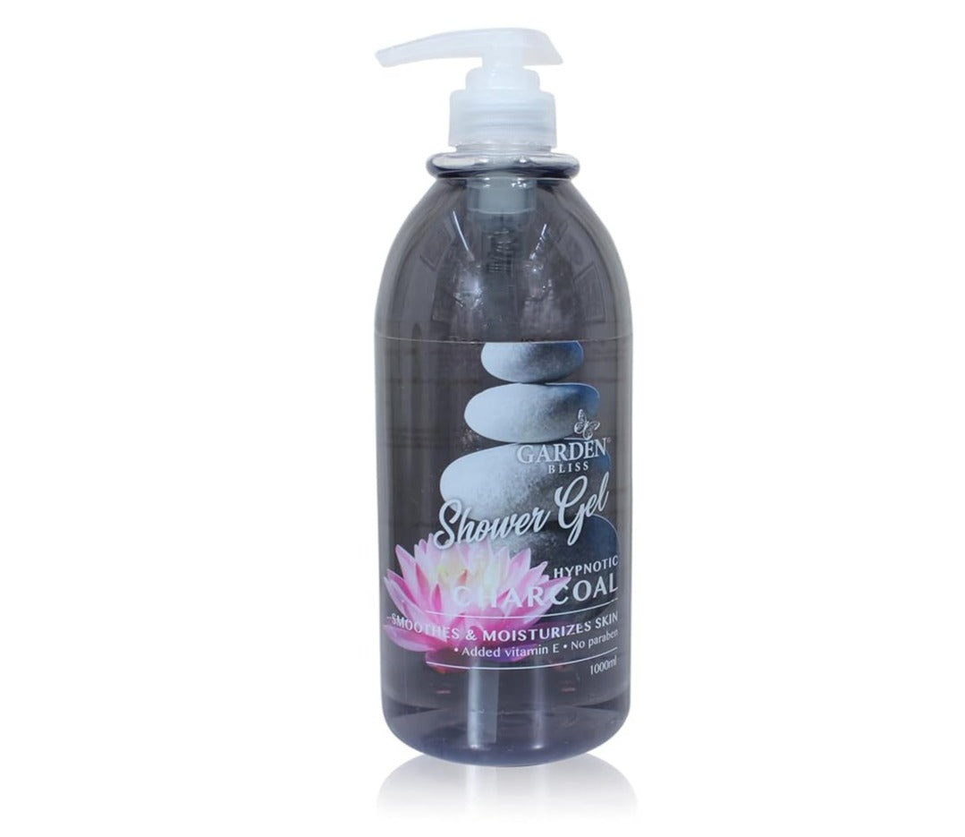 Garden Bliss Hypnotic Charcoal Body Wash - Moisturizing Cleanser with Vitamin E (500 ml) - 1