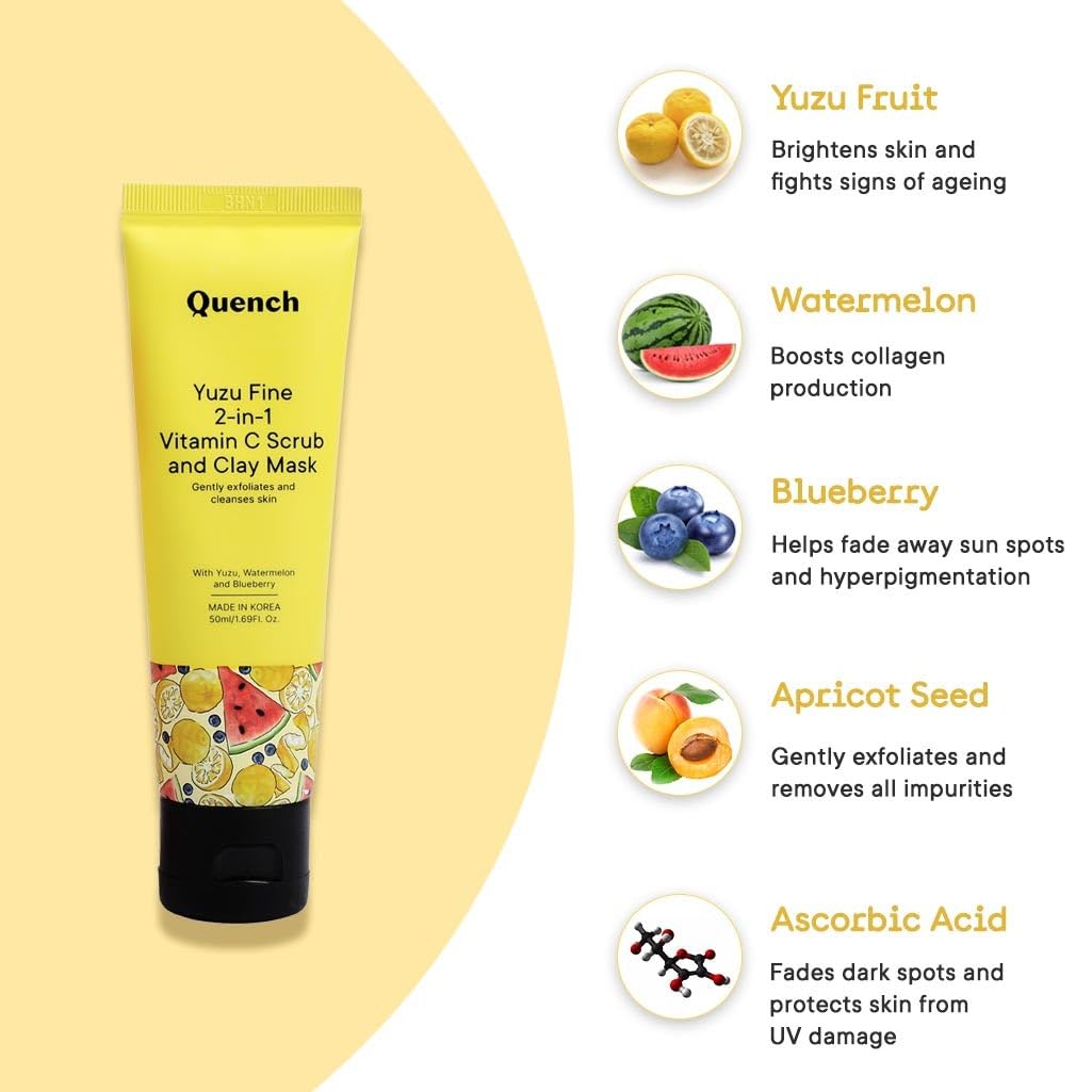 Quench Vitamin C Scrub & Clay Mask - 50ml - 2