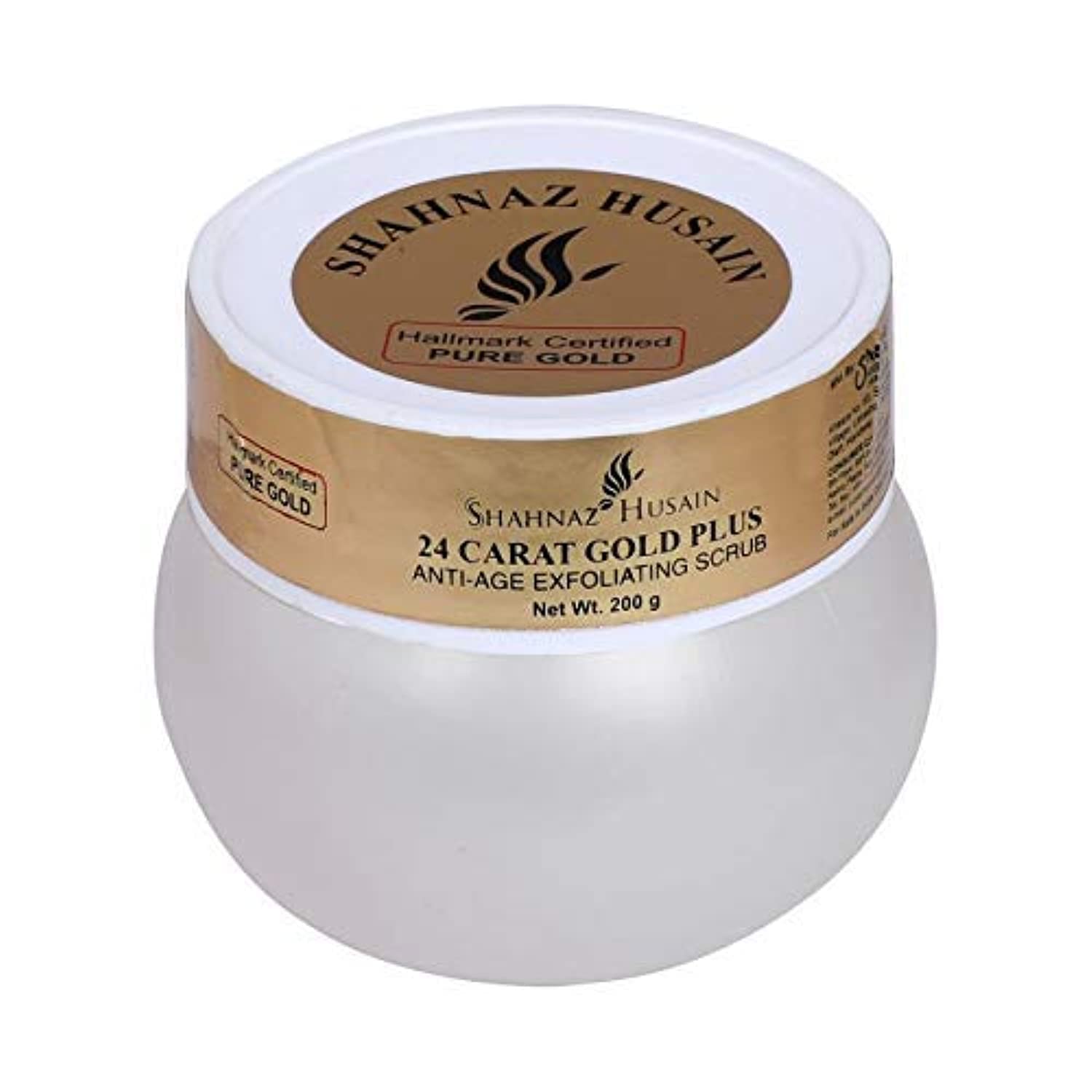 Shahnaz Husain 24 carat Gold Plus Anti-Age Exfoliating Scrub 200gm - 1