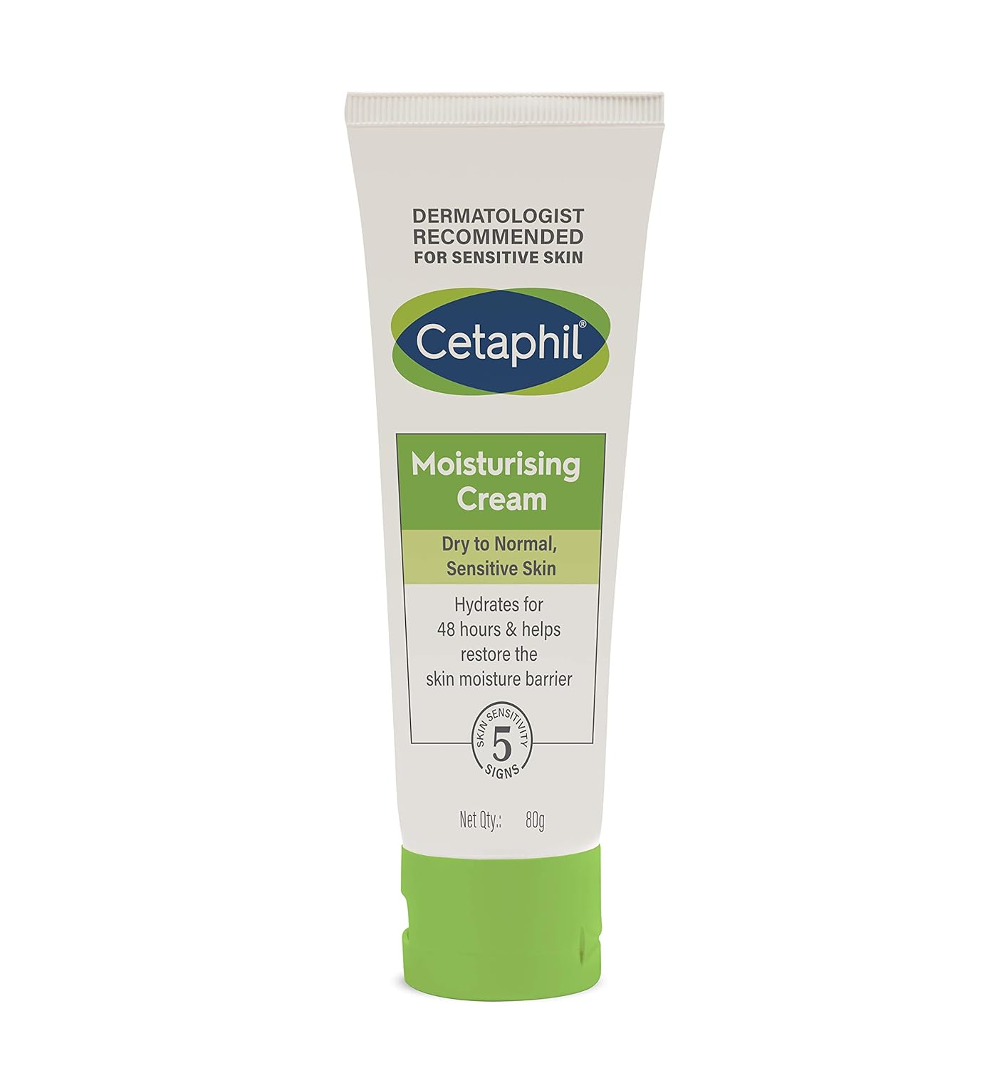 Cetaphil Moisturising Cream for Face & Body, Dry to Normal skin, 80 gm - 1