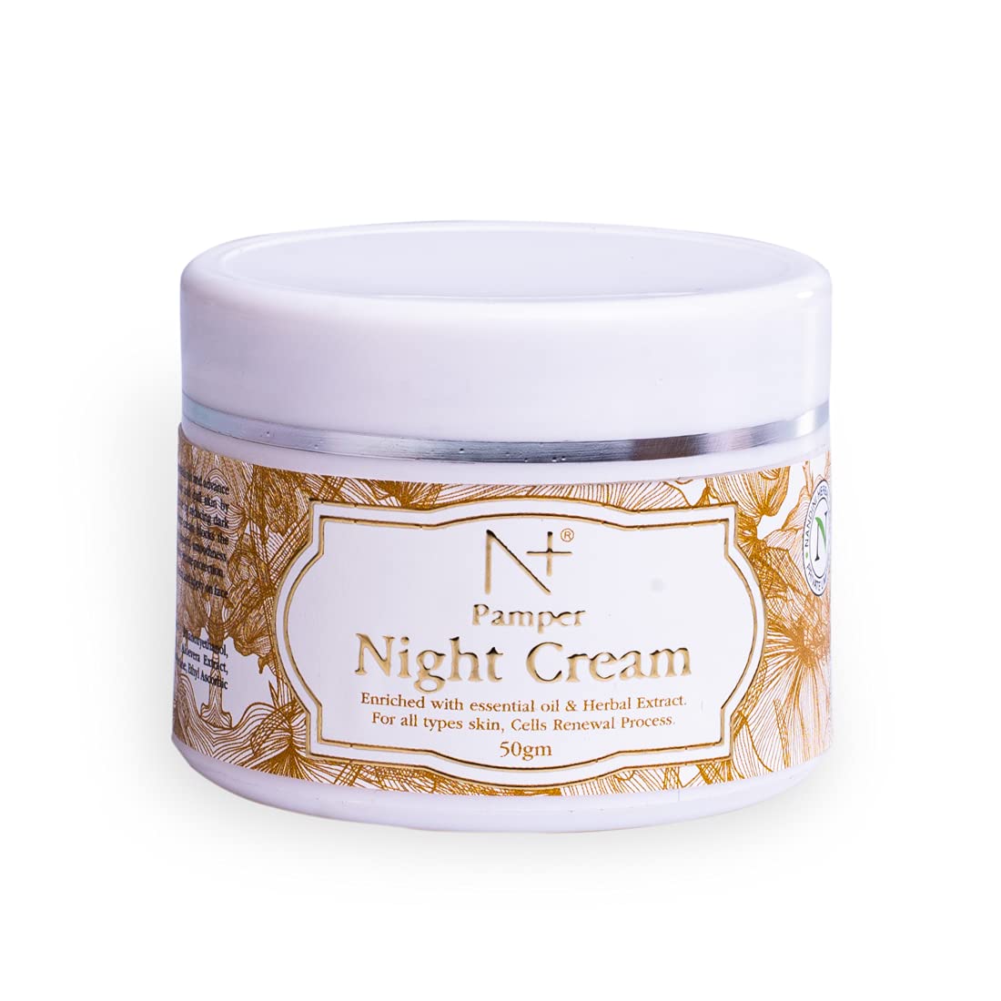 N+ Pamper Night Cream Enriched with Essential Oil & Herbal Extract - 1