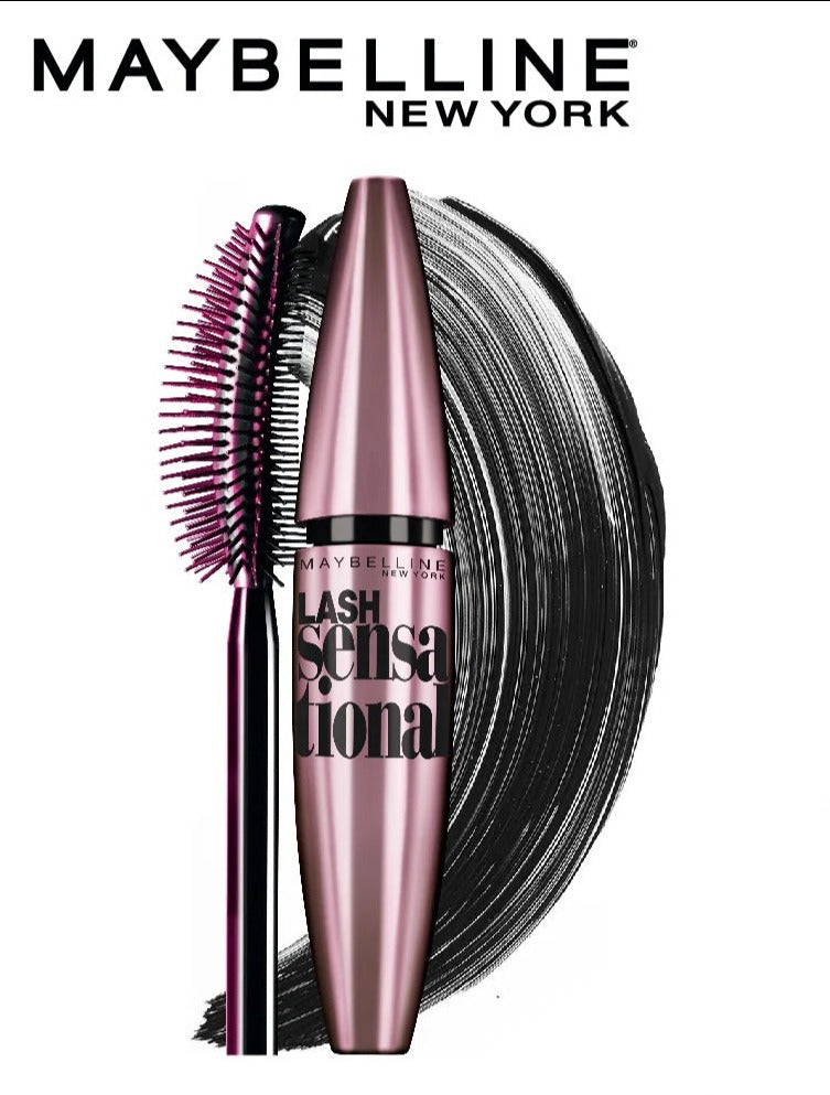 Maybelline New York Lash Sensational Waterproof Mascara - Black, 10 g - 1