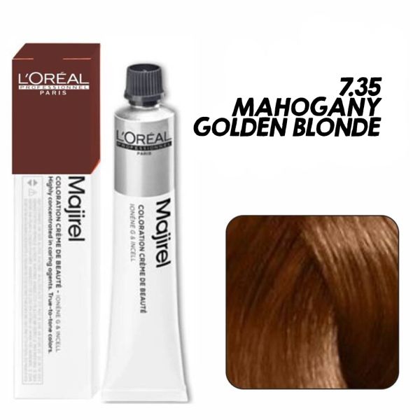 L'oreal Professionnel Paris Majirel - 7.35 (Mahogany Golden Blonde) - 1