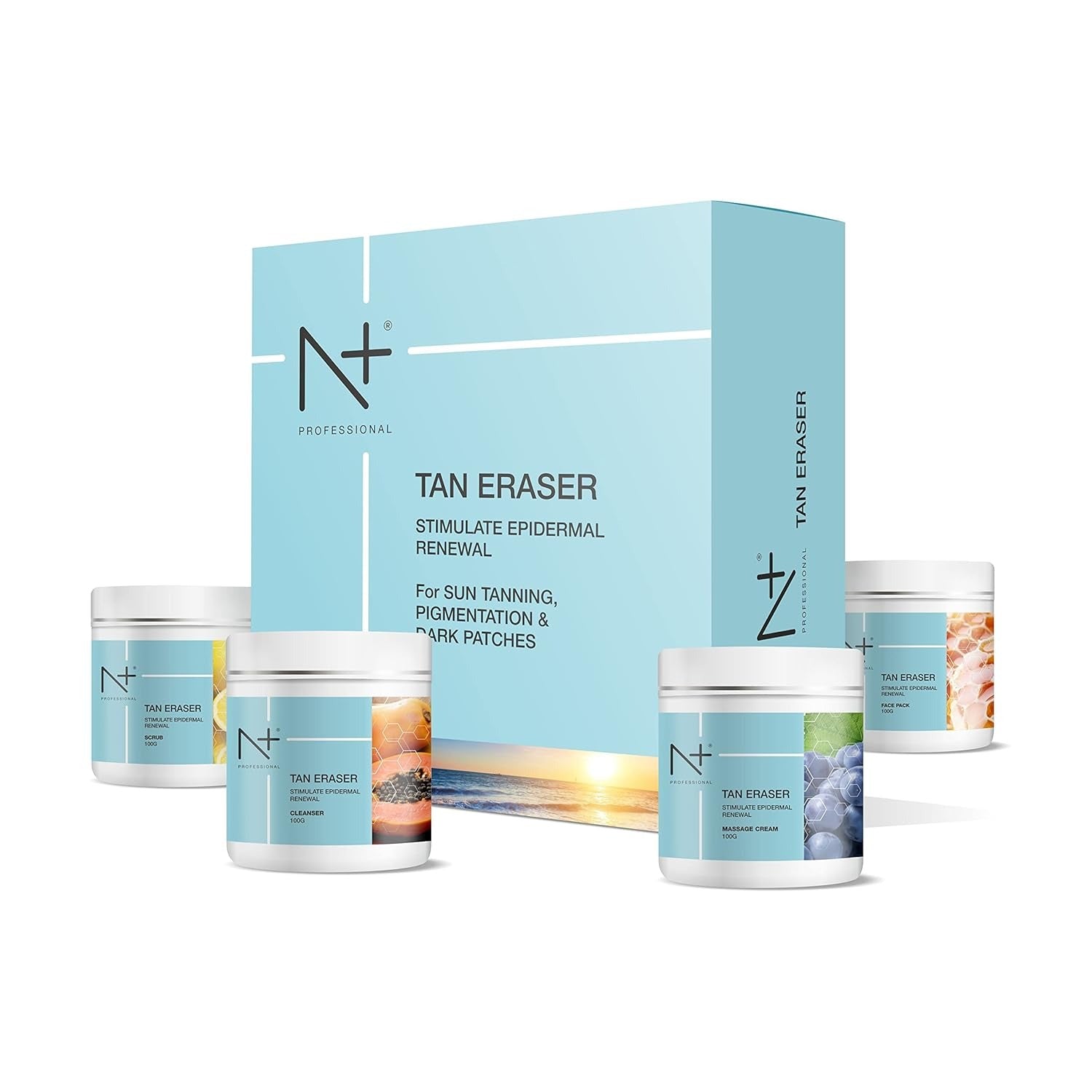 N Plus Professional Tan Eraser Facial Kit, 400g - 2