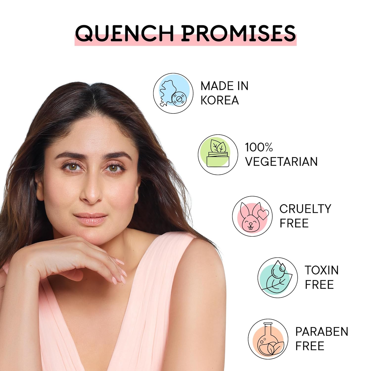 Quench Brightening Concealer with Rice Water & Aloe Vera (Medium)| Conceals Dark Circles & Brightens Under Eyes, 10ml - 2
