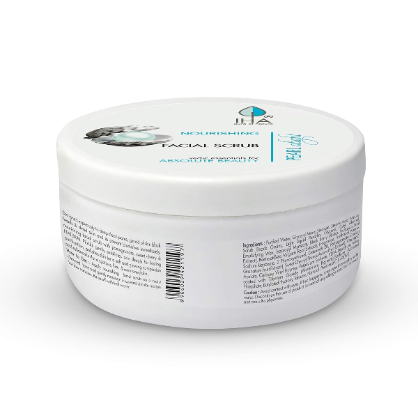 IHA Pearl Alight Facial Scrub - Herbal Skin Nourishing Face Scrub, Blackhead Removal, Exfoliation and Depigmentation for Glowing Skin - Skin Lightening Face Scrub for Women, Normal to Dry Skin - 500G Scrub  (500 g) - 2