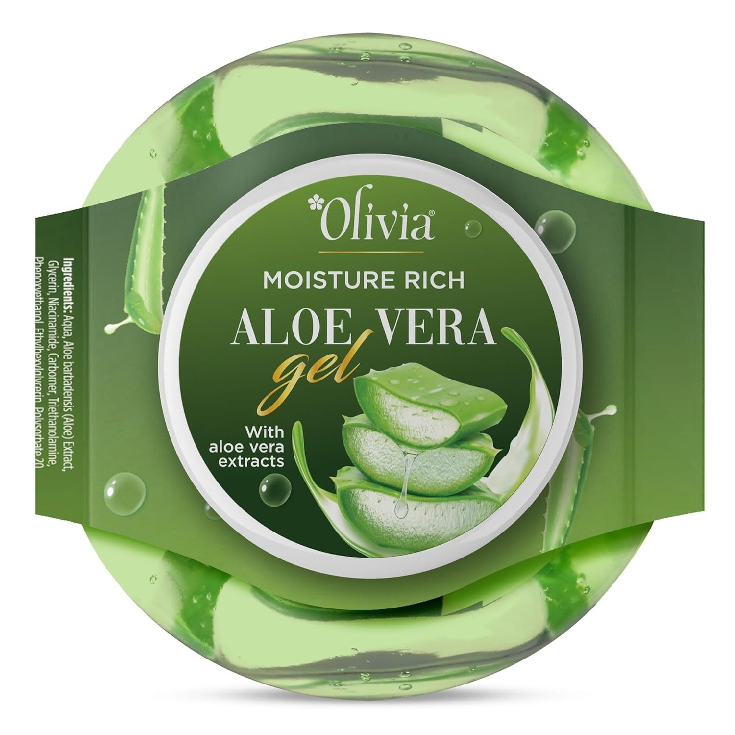 Olivia Moisture Rich Aloe Vera Gel with Aloe Vera Extracts | For Healthy & Smooth Skin | 140g - 2