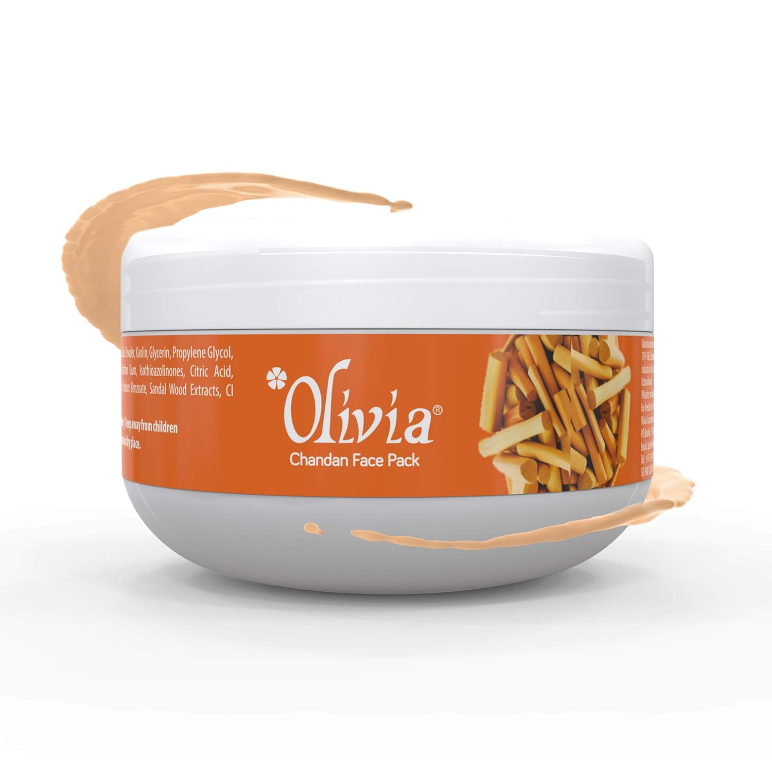Olivia Chandan Face Pack Natural Skin Care For Glowing Skin - 400g - 1